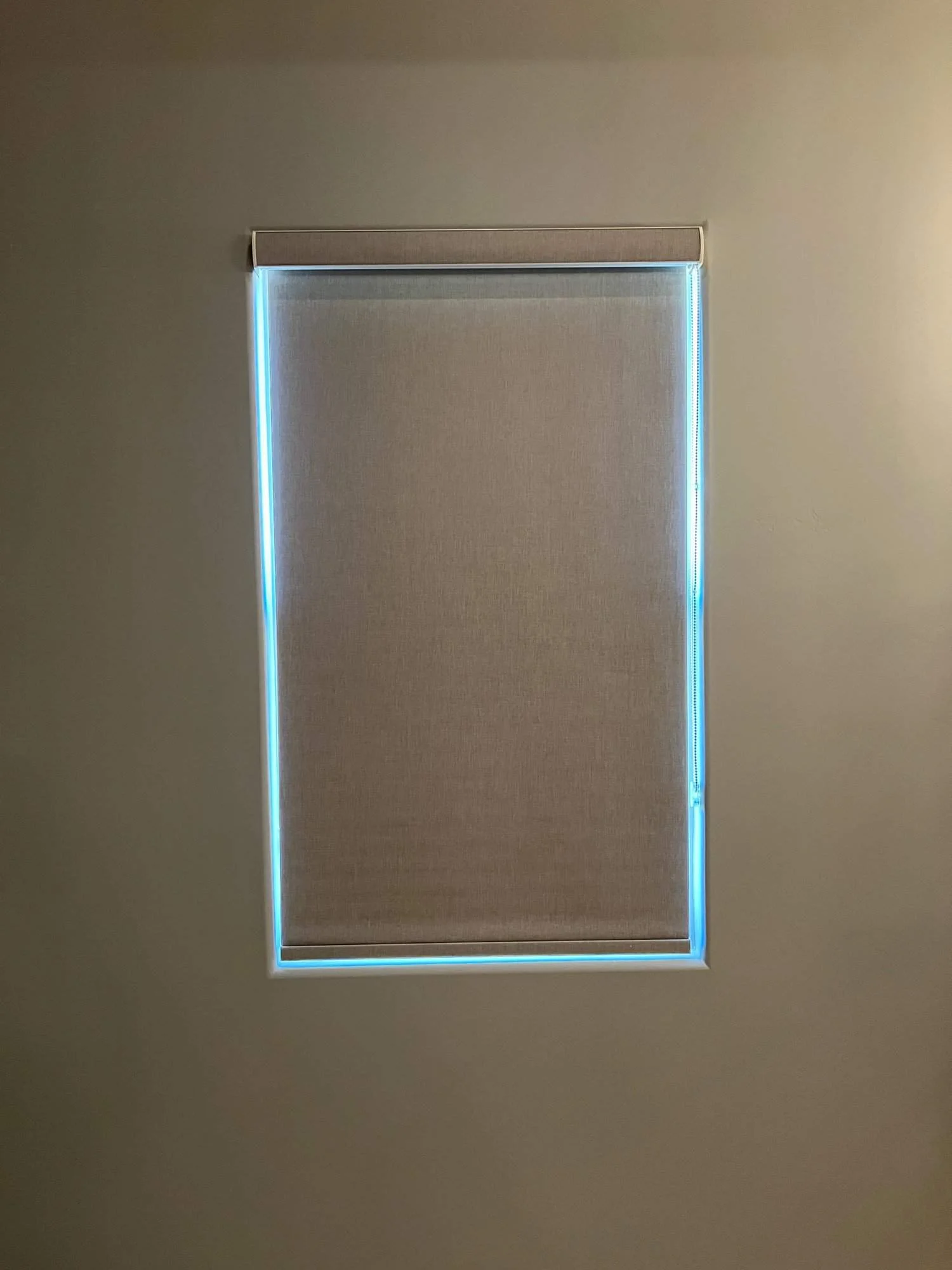 Grey blackout roller shades
